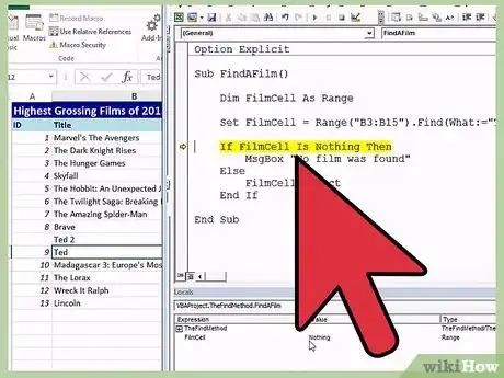 Image titled Use "Find" in Excel VBA Macros Step 7